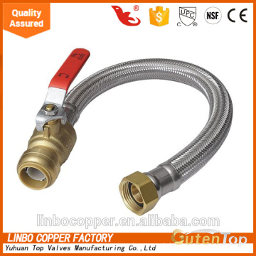 Stainless Steel water flexible hoses, Push to Connect